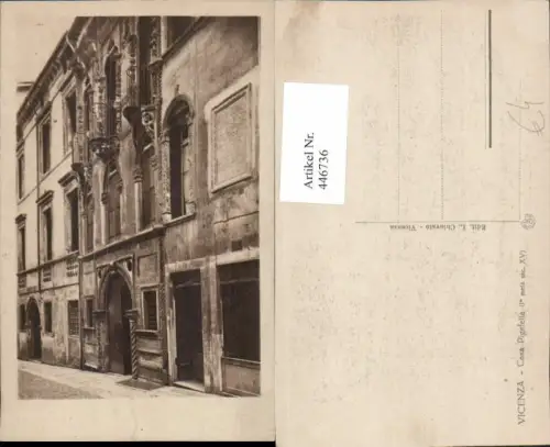 446736,Veneto Vicenza Casa Piagafetta Haus Gebäude