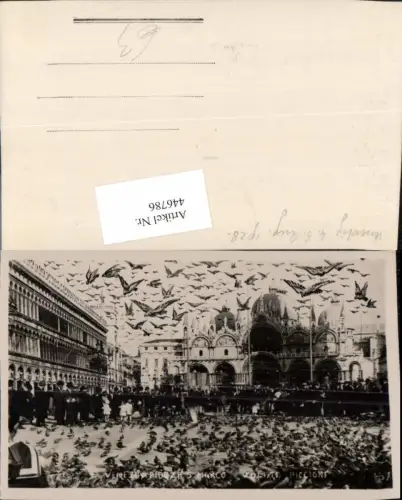 446786,Veneto Venezia Venedig Piazza S. Marco Markusplatz Dom Tauben