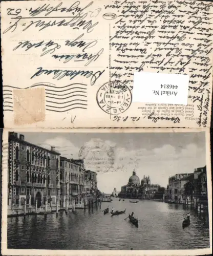 446814,Veneto Venezia Venedig Canal Grande e Chiesa Salute Kanal Kirche