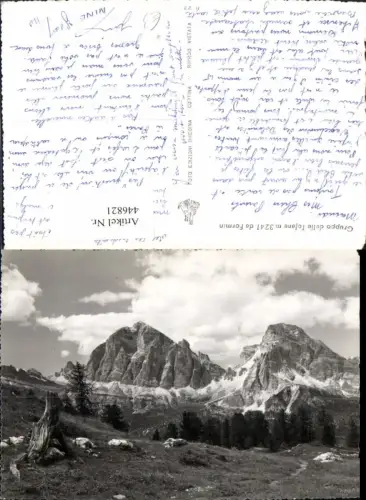 446821,Veneto Belluno Tofana Gruppo delle Tofane da Formin Bergkulisse