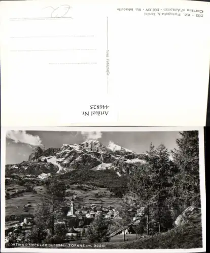 446825,Veneto Belluno Cortina d'Ampezzo Tofane Totale Bergkulisse