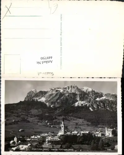 449750,Veneto Belluno Cortina d'Ampezzo Totale verso Tofana Bergkulisse