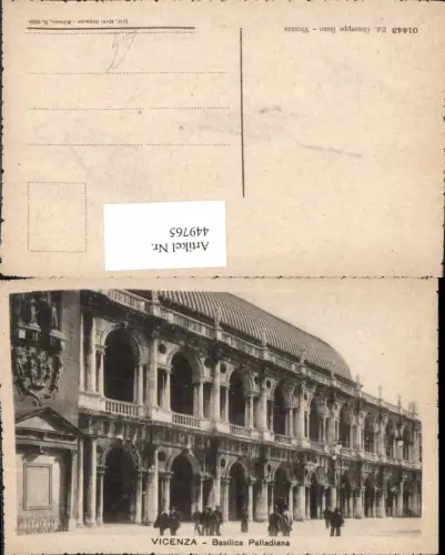 449765,Veneto Vicenza Basilica Palladiana Kirche arkaden