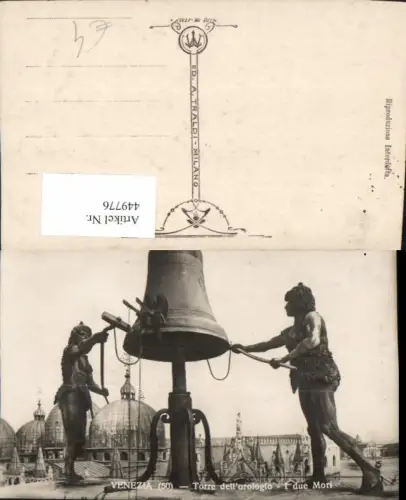 449776,Veneto Venezia Venedig Torre dell orologio I due Mori Glocke Kuppeln