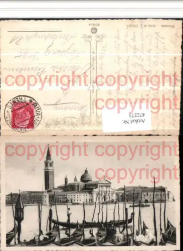 472273,Veneto Venezia Venedig Isola di S. Giorgio Insel Kirche Gondeln