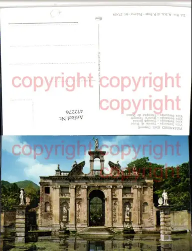 472276,Veneto Padova Valsanzibio Villa Barbarigo Trionfo di Diana Triomphe
