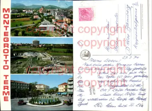 473019,Veneto Padova Montegrotto Terme Totale Mehrbildkarte