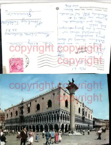 473026,Veneto Venezia Venedig Palazzo Ducale Dogenpalast Säule