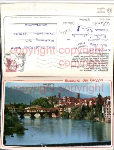 473037,Veneto Vicenza Bassano del Grappa Teilansicht Brücke