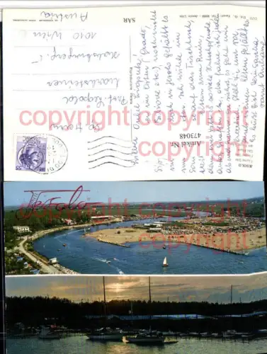 473048,Veneto Venezia Jesolo Fiume Sile Fluss Mehrbildkarte