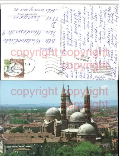 473053,Veneto Padova Padua Veduta panoramica della citta Kirche