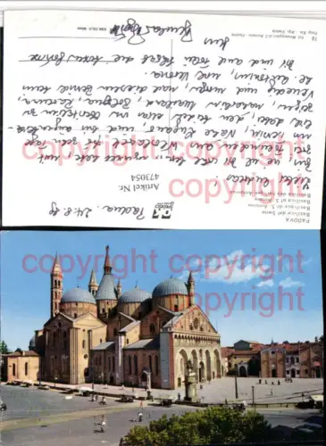473054,Veneto Padova Padua Basilica del Santo Kirche