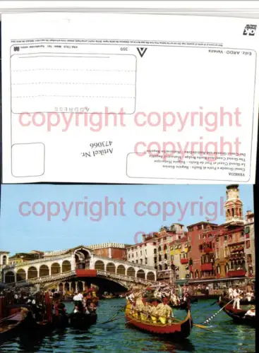 473066,Veneto Venezia Venedig Canal Grande e Ponte Rialto Regata Regatta