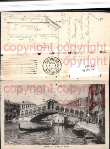 473081,Veneto Venezia Venedig Ponte di Rialto Rialtobrücke Gondel
