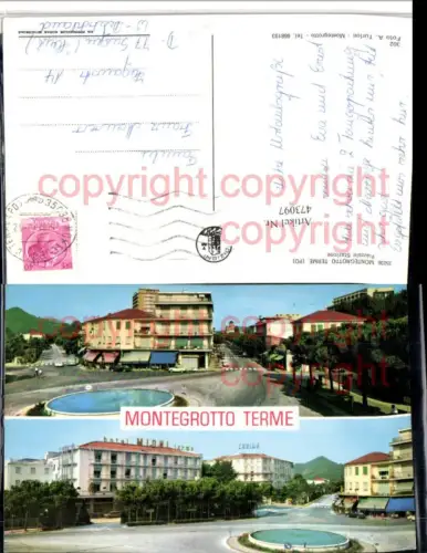 473097,Veneto Padova Montegrotto Terme Piazzale Stazione Mehrbildkarte