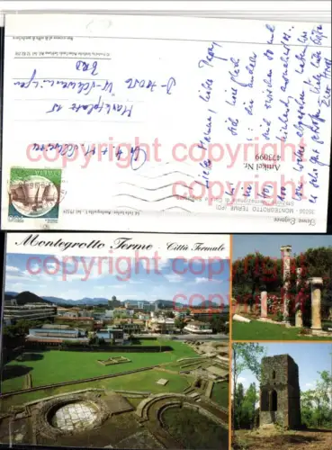 473099,Veneto Padova Montegrotto Terme Teilansicht Ruine Mehrbildkarte