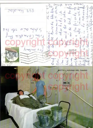 473102,Veneto Padova Abano Terme Sotto azione del fango Schlamm