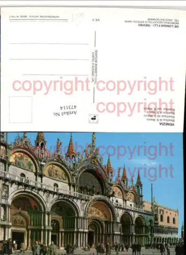 473114,Veneto Venezia Venedig Basilica di S. Marco Markusdom