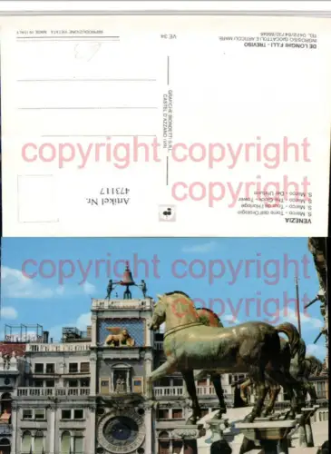 473117,Veneto Venezia Venedig S. Marco Torre dell Orologio Uhrturm