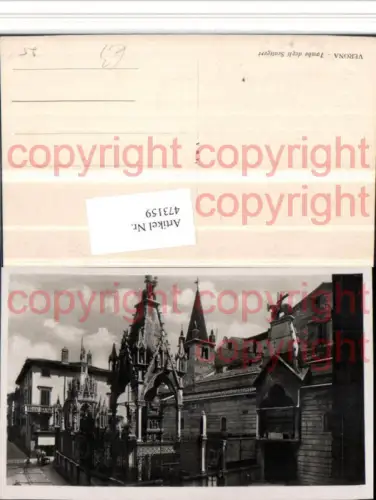 473159,Veneto Verona Tombe degli Scaligeri Grabmal