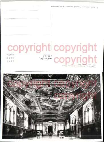 473165,Veneto Venezia Venedig Scuola Grande di San Rocco Grande Sala Schule