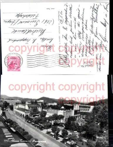 473174,Veneto Padova Abano Terme Panorama Teilansicht