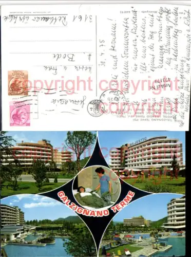 473179,Veneto Padova Galzignano Terme Hotels Pool Mehrbildkarte