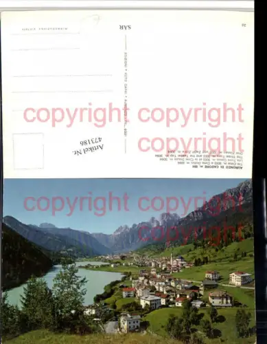 473186,Veneto Belluno Auronzo di Cadore Totale Bergkulisse