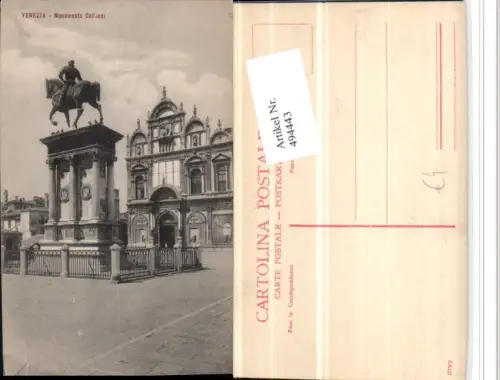 494443,Veneto Venezia Venedig Monumento Colleoni Statue