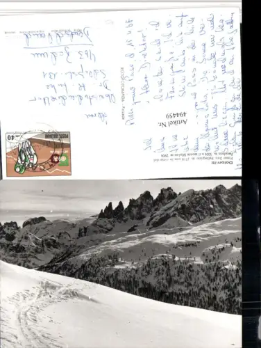 494459,Veneto Belluno Passo San Pellegrino con Focobon Bergkulisse