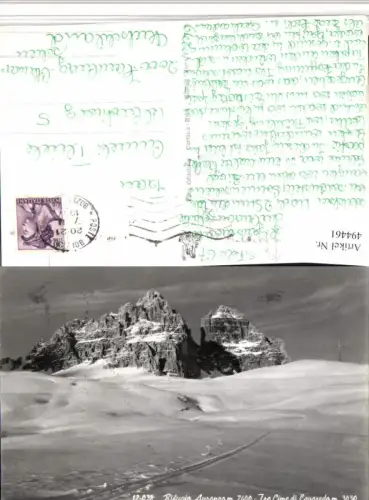 494461,Veneto Belluno Rifugio Auronzo Tre Cime di Lavaredo Bergkulisse