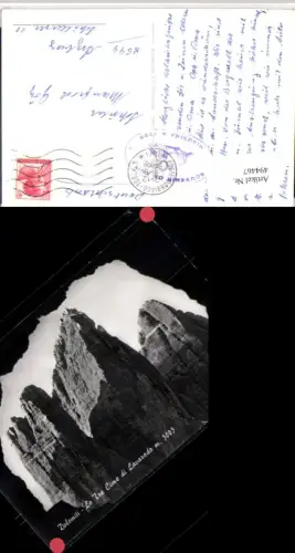 494467,Veneto Belluno Tre Cime di Lavaredo Drei Zinnen Bergkulisse