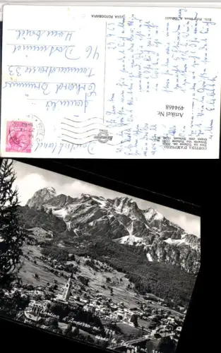 494468,Veneto Belluno Cortina d'Ampezzo Totale verso Tofane Bergkulisse