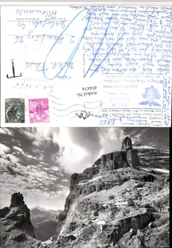 494474,Veneto Belluno Forcella Fontana Negra Rifugio Cantore Berghütte