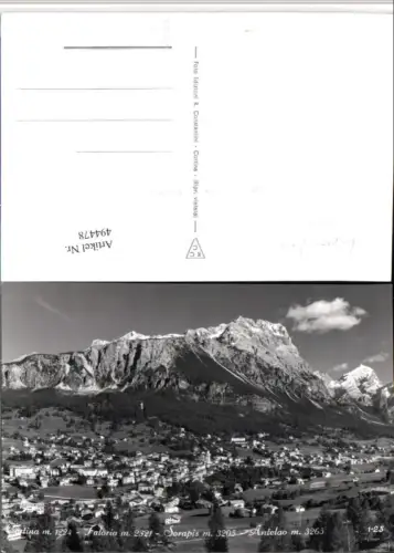 494478,Veneto Belluno Cortina Totale geg. Faloria Sorapis Bergkulisse