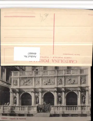 494487,Veneto Venezia Venedig Loggietta del Sansovino Arkaden