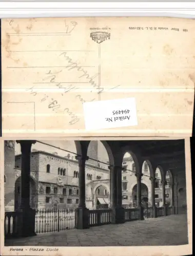 494495,Veneto Verona Piazza Dante Platz Arkaden