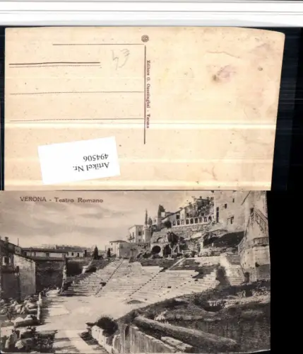 494506,Veneto Verona Teatro Romano Freilichttheater