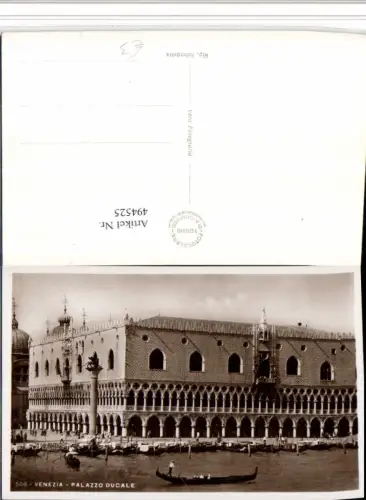 494525,Veneto Venezia Venedig Palazzo Ducale Dogenpalast Gondel
