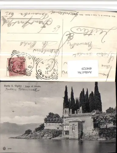 494529,Veneto Verona Lago di Garda Punta San Vigilio Kirche
