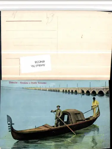 494538,Veneto Venezia Venedig Gondola e Ponte Ferrovia Gondel Brücke