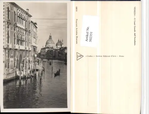 502351,Veneto Venezia Venedig Canal Grande dall Accademia Kanal