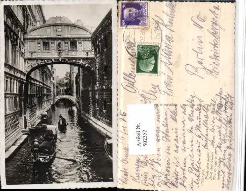 502352,Veneto Venezia Venedig Ponte di Sospiri Seufzerbrücke Gondeln