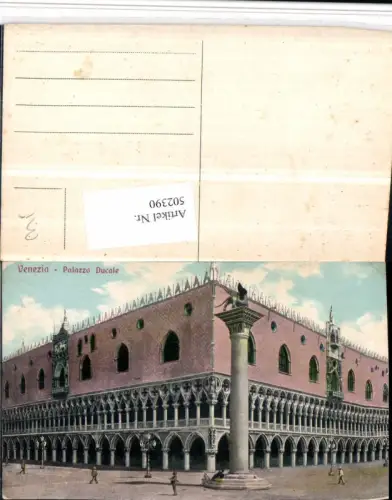 502390,Veneto Venezia Venedig Palazzo Ducale Dogenpalast Säule