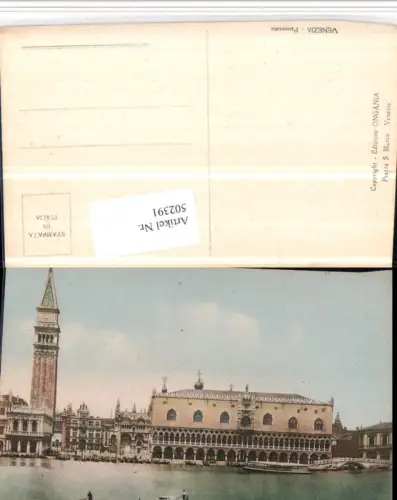 502391,Veneto Venezia Venedig Panorama Dogenpalast Turm