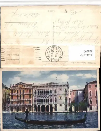 502397,Veneto Venezia Venedig Palazzo Ca d'Oro Palast Gondel