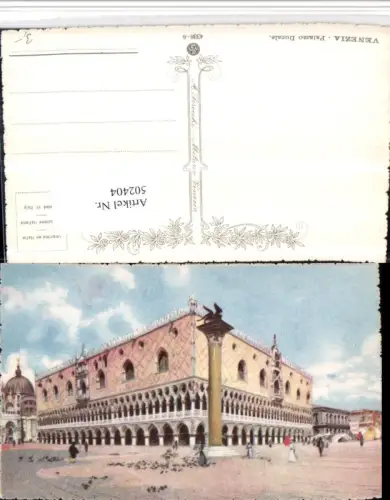502404,Künstler AK Veneto Venezia Venedig Palazzo Ducale Dogenpalast