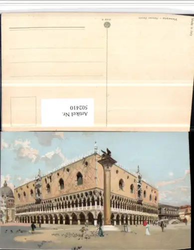 502410,Künstler AK Veneto Venezia Venedig Palazzo Ducale Dogenpalast