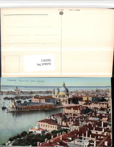 502411,Veneto Venezia Venedig Panorama dalla Laguna Teilansicht