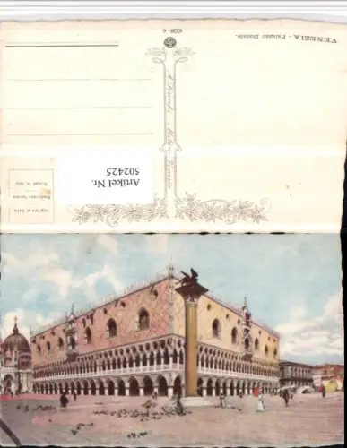502425,Künstler AK Veneto Venezia Venedig Palazzo Ducale Dogenpalast